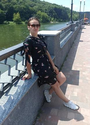Платье в цветочки