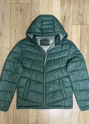 Куртка демісезонна guess як нова розмір l (m) л (м) демисезонна весняна осіння весна осінь чоловіча підліткова гес гесс курточка пуховик парка