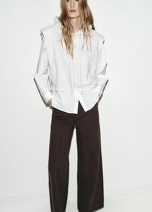 Сорочка-худі з капюшоном zara