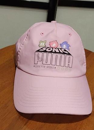Бейсболка с лимитированной коллекции puma×sega,для девочки, ог 54,55,56,57