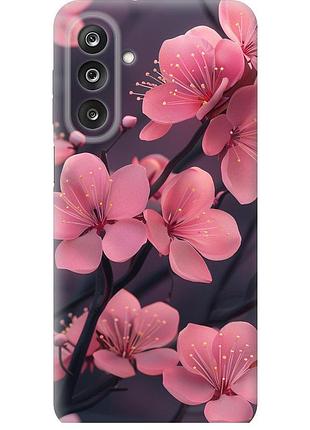 Чехол силиконовый на телефон samsung galaxy m36 пурпурная сакура "6075u-4103-58250"