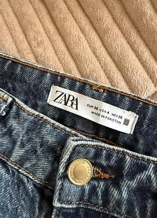 Джинси жіночі zara синього кольору 36 розмір