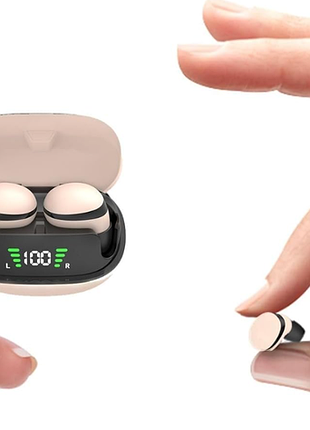 Наушники с костной проводимостью невидимые наушники беспроводные bluetooth, дискретные самые маленькие скрытые крошечные bluetooth мини микро наушники для ро