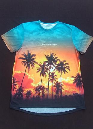Футболка чоловіча primark paradise, xl.