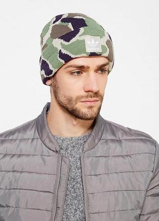 Шапка beanie adidas camo unisex