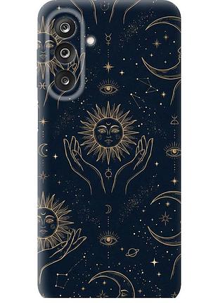 Чехол силиконовый на телефон samsung galaxy m36 celestial harmony: sun & moon gold mystic pattern "6778u-4103-58250"