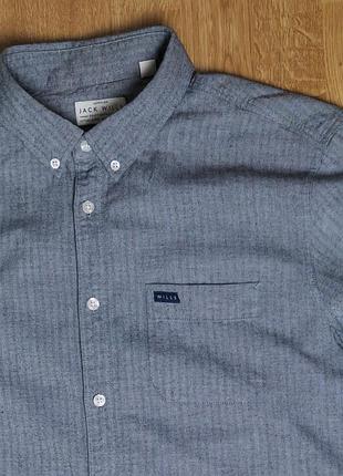 Сорочка jack wills чоловіча сіра (оригінал)
