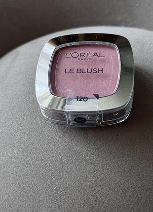 Румʼяна l'oreal paris true match le blush 120 rose santal, 4 г  рожевий сандал