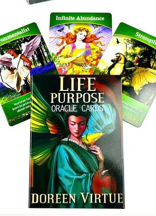 🔮 карты-ракул life purpose oracle cards doreen virtue | оракулов назначение | 44 карты | на английском | эзотерика | подарок