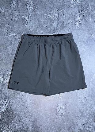 Спортивні шорти under armour 2xl розмір оригінал стан ідеал сірі чоловічі