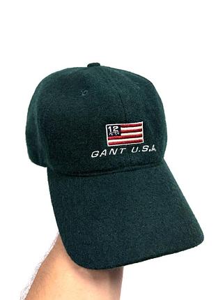 Вовняна кепка бейсболка gant usa