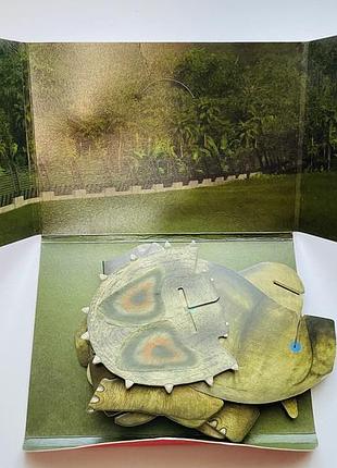 Паперовий конструктор динозавр з маку трицератопс camp cretaceous