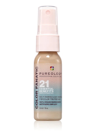 Многофункциональный несмываемый спрей pureology color fanatic multi-purpose hair spray мини 30 мл