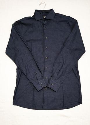 Мужская рубашка премиум бренда emanuel berg. желтая рубашка. как lacoste ralph lauren hugo boss calvin klein massimo dutti