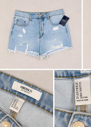Шорти нові, з біркою. бренд: forever 21
