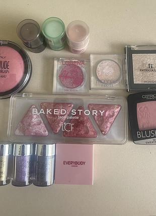 Лот косметики essence, everybody london, lcf, catrice, glambee, kodi, patricia ledo