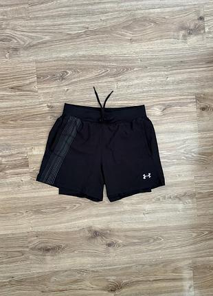 Шорти under armour training 2 in 1 чоловічі спортивні nike puma