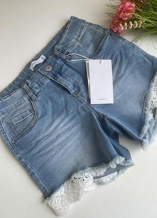 Брендові джинсові шорти розмір 152 name it zara