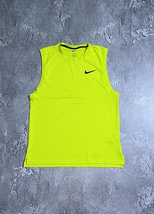 Спортивна майка nike pro dri-fit s розмір оригінал стан ідеал неонова яскрава