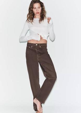 Жіночі джинси mom fit zara