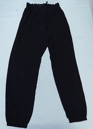 Черные брюки-джоггеры zara kids 158-164р 8301 б
