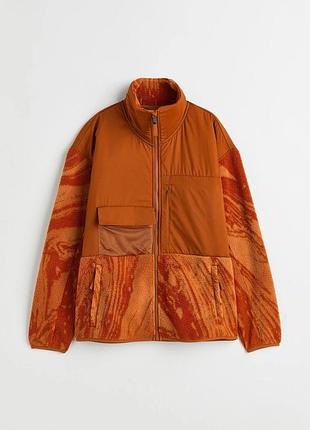 H&m move teddy fleece jacket флісова куртка тедді