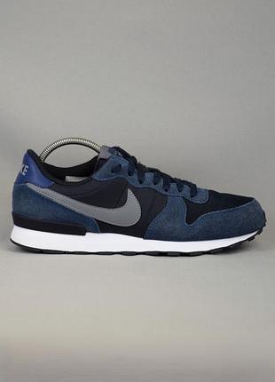 Nike internationalist кроссовки кожаные замшевые текстильные сетчатые повседневные синие оригинал 39-40 р/25 см saucony jazz asics balance 574