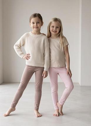 Кольорові лосіни асортимент від h&m ріст від 128 до 140 см