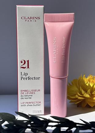 Оригинальный блеск для губ clarins lip perfector 21