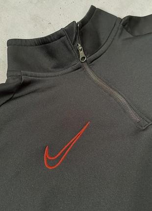 Спортивная кофта nike dri-fit на застежке 1/4 (размер s)