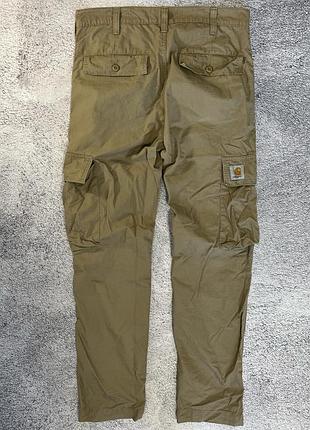 Карго штани carhartt wip slim lear cargo ripstop 32x34 оригінал