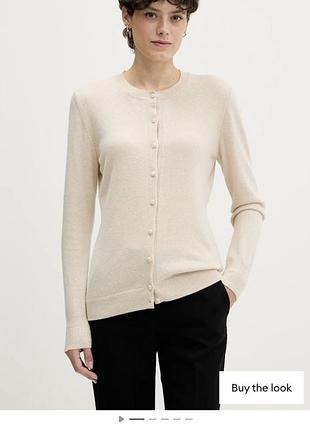 Базовый кардиган с шерстью, кашемиром sisley, оригинал, м