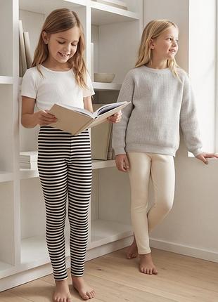 Кольорові лосіни ассортимент від h&m ріст 134 і 140 см