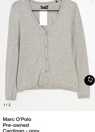 Стильный кардиган marc o'polo из 100% натуральной необработанной шерсти (virgin wool)