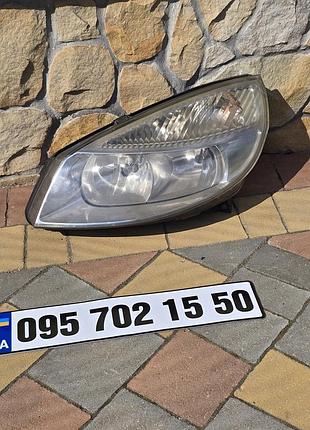 Фара передняя левая renault scenic 2,рено сценик 2