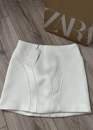 Атласна спідниця zara