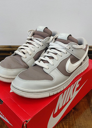 Кросівки nike dunk low gore-tex beige/brown, 41 розмір, оригінал
