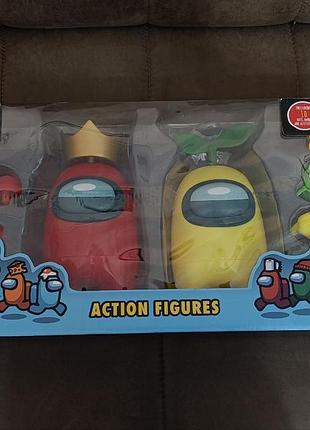 Игровой набор фигурок among usнец 49 figures 2 pack toikido оригинал
