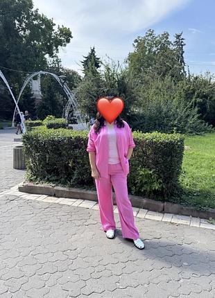Костюм двійка, 50-52, тканина льон