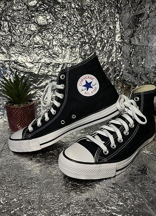 Кеди унісекс  converse chuck taylor all star hi black