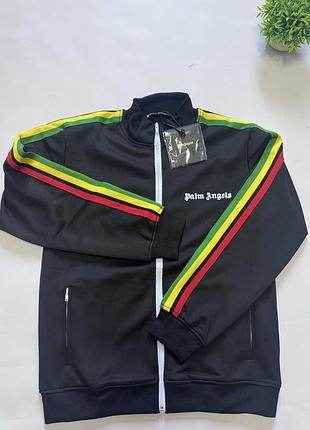 Зіпка palm angels rasta/зіпка пальм анджелс ямайка/кофта чоловіча
