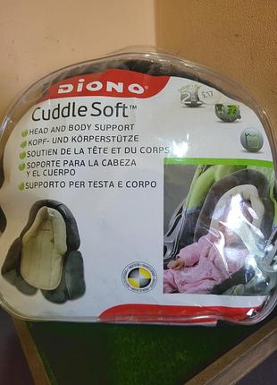 Новий двоступеневий вкладиш матрацик diono cuddle soft 2-в-1 для немовлят