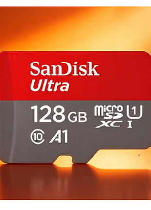 Карта памяти sandisk ultra 128 gb micro sdxc uhs-i  a1.