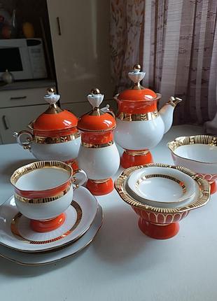 Сервиз чайный на 6 персон, срp, новый