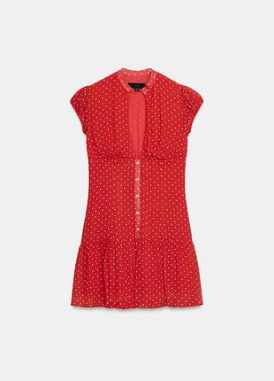 Платье сарафан сукня в горошек женское zara mango h&m bershka pull&bear massimo dutti oysho calzedonia asos papaya gepur cher 17 vovk vloria stimma