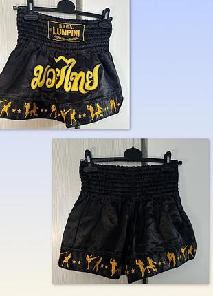 Спортивні шорти для тайського боксу / муай тай lumpini muay thai (s-m)