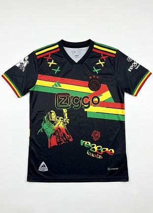 Футбольна джерсі ajax reggae marley / аякс раста футболка 176 см (s/xs)