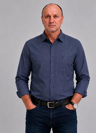 Премиальная рубашка ermenegildo zegna original xl 50 80% cotton luxury italy business smart casual