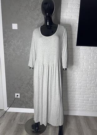 Довга трикотажна сукня плаття bpc collection, xxxxxl 58