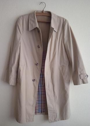 Винтажный плащ в британском стиле размер 52/l-xl